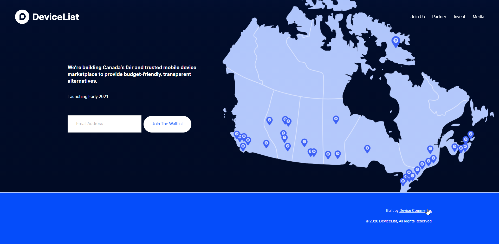 Device List — E-commerce · Marketplace
