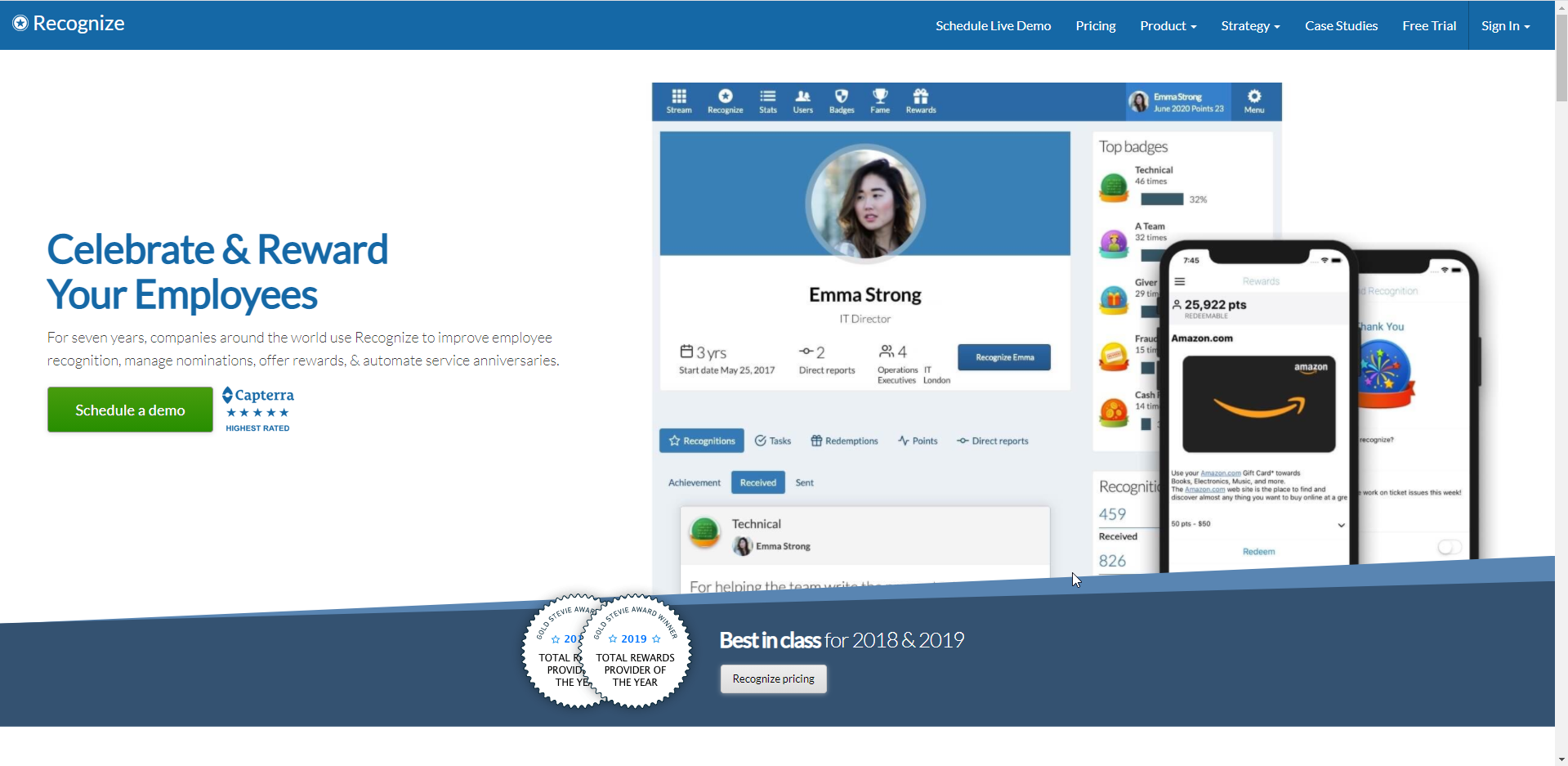 Recognize — HR · Employee Engagement