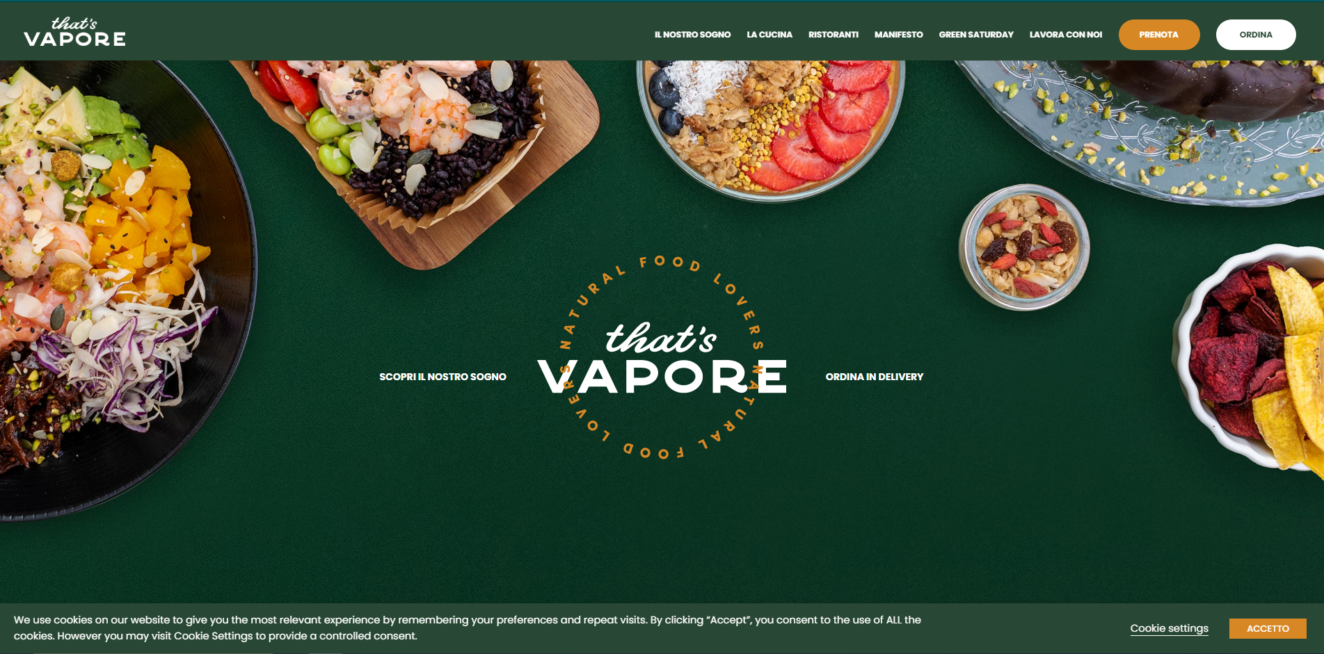 That's Vapore — E-commerce · Marketplace