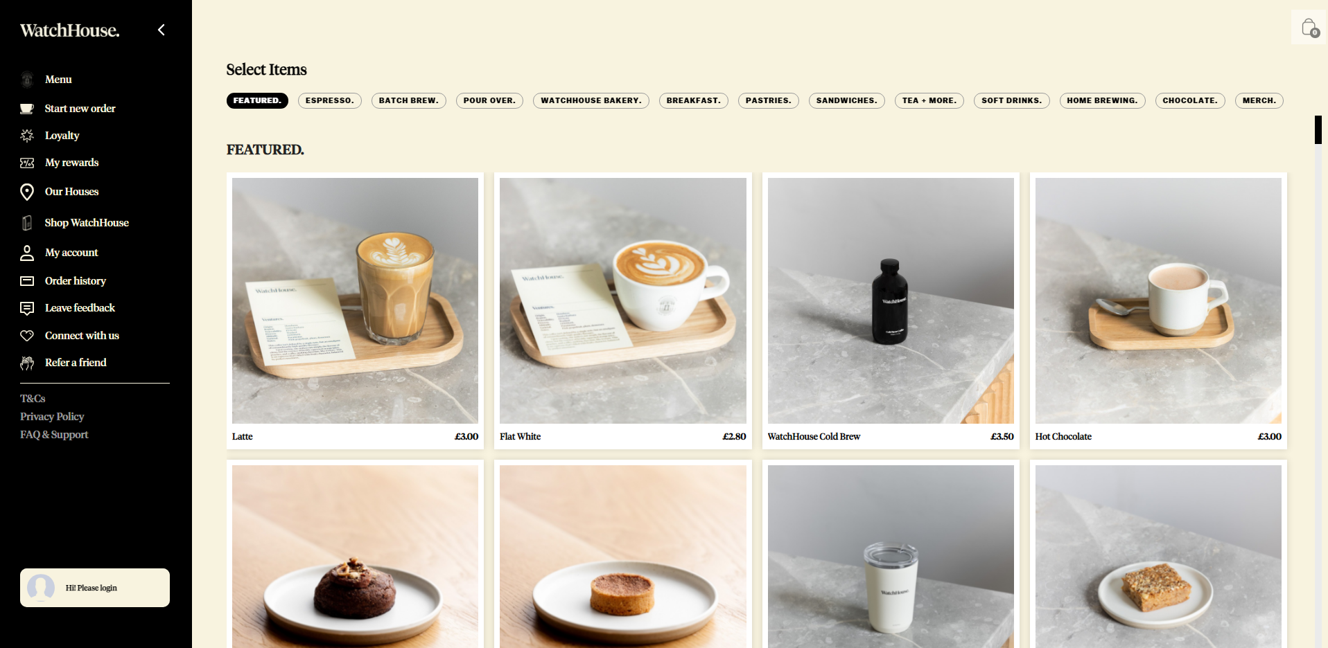 Watchhouse — E-commerce · Loyalty